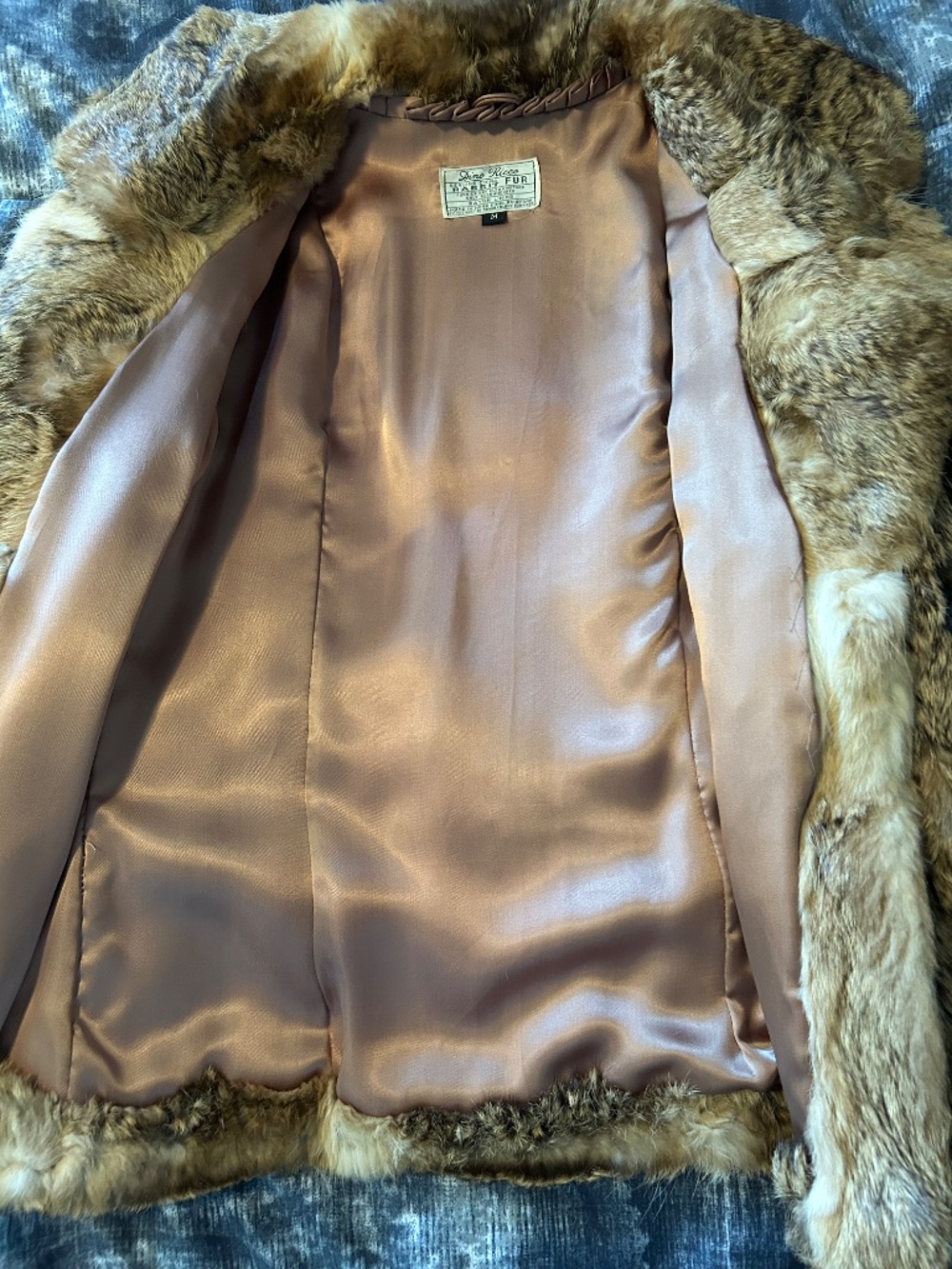 Dino Ricco Rabbit Fur Coat - Picture 7 of 9